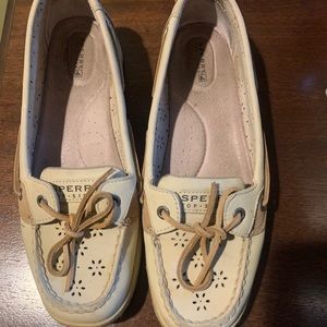 Leather Sperry boat shoes